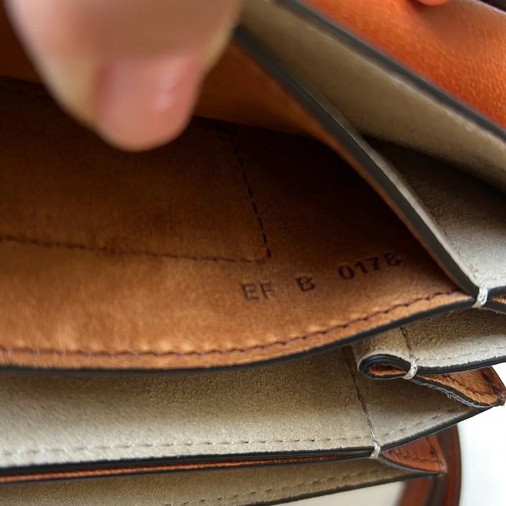 Givenchy Small GV3 Leather & Suede Crossbody Bag Chestnut - Picture 12 of 15